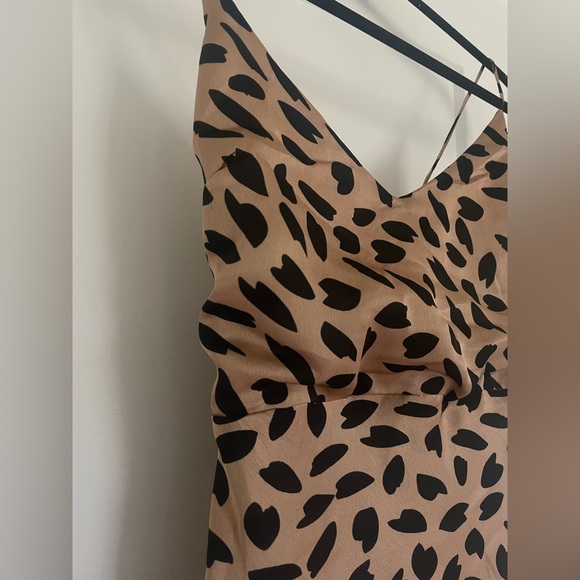 Hello Molly Satin Dress | Happy Honeymoon Midi Dress | Wedding Guest / Cocktail - Picture 6 of 12